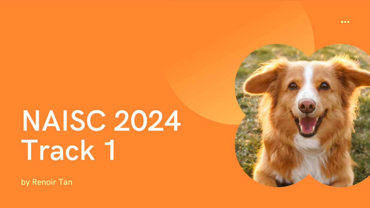 First slide of my interview presentation